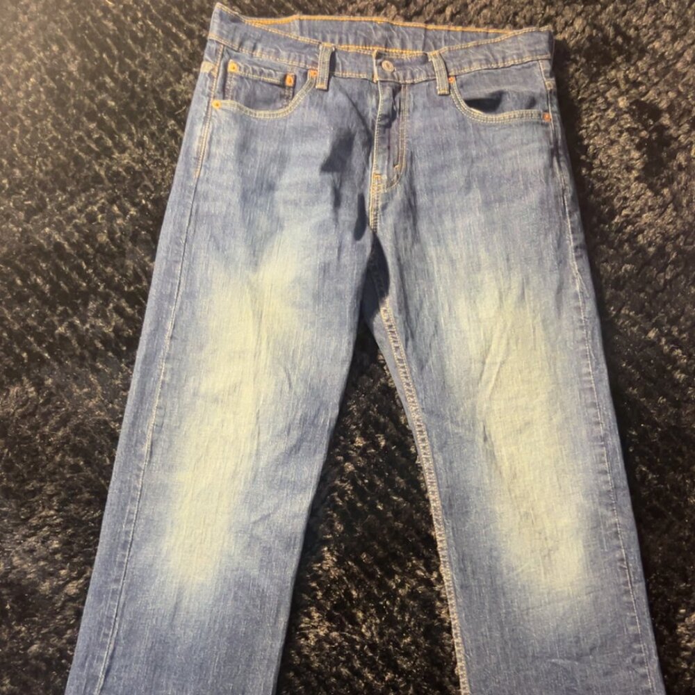 Levi’s 569 Loose Straight Baggy Jeans W32 L32 Blue Y2K Streetwear